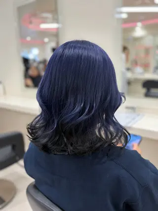 セミロング カラー ヘアアレンジ 🌈くれは🎨デザイ ン🌟ダメージレスのヘアスタイル