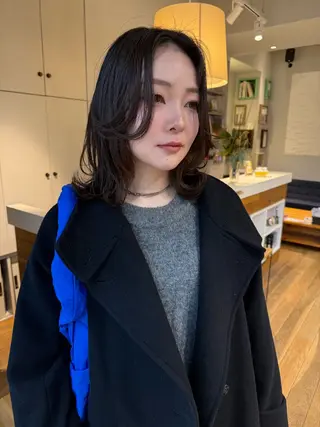 ロング 松本  夏海のヘアスタイル