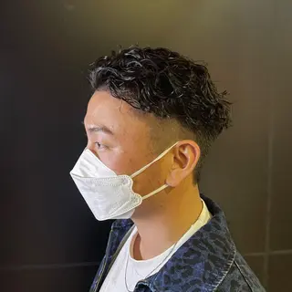 ショート パーマ メンズ 【柏メンズパーマ職人 】店長　KAZUMAのヘアスタイル