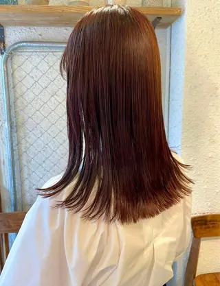 セミロング カラー hazuki 🌝のヘアスタイル