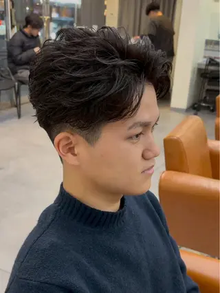 メンズ 京都駅メンズサロン マッシュのヘアスタイル