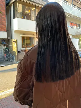 ロング カラー eri kinjoのヘアスタイル