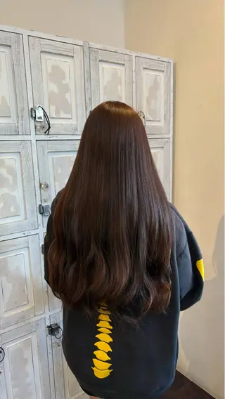 ロング カラー ルプラボウ/ 内藤ほのか/艶カラーのヘアスタイル