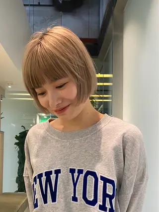 ショート カラー 村田 りょうやのヘアスタイル