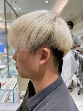 カラー メンズ メンズパーマ 副店長ユウタのヘアスタイル