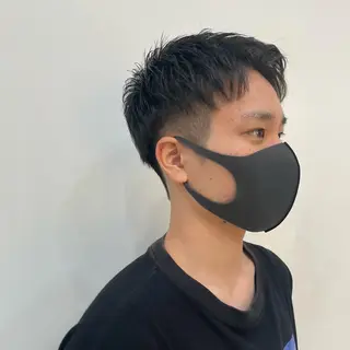 ショート パーマ メンズ 鈴木 レナのヘアスタイル