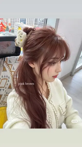 ロング カラー 透明感うる艶カラー 🤍MANAMIのヘアスタイル