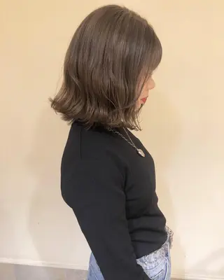 ミディアム カラー マンツーマン半個室 tamuraのヘアスタイル