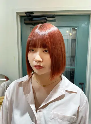 ショート カラー ヘアアレンジ 【혁명】さら/사라: Korean🍀のヘアスタイル