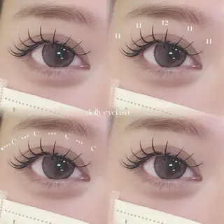 マツエク・マツパ eye＋nano所属・韓国風束感まつ毛🩵 Nozomiの眉毛・アイブロウイメージ