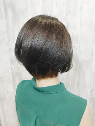 ショート 白髪率別白髪ぼかし /なおき/表参道のヘアスタイル
