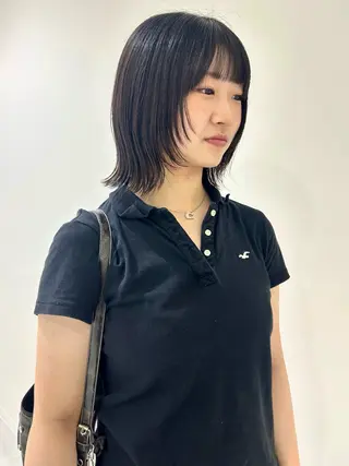 ミディアム 👔ボブ﹨髪質改善 ストレート🩳ももかのヘアスタイル