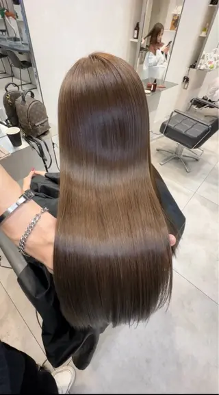 ロング ✨美髪矯正✨髪質改善 ✨レイヤー✨大山　悠のヘアスタイル