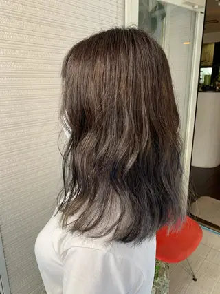 ミディアム Sakairi Yunaのヘアスタイル
