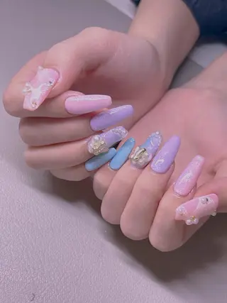 ネイル 長さだし専門店 M2　rikaのネイルデザイン