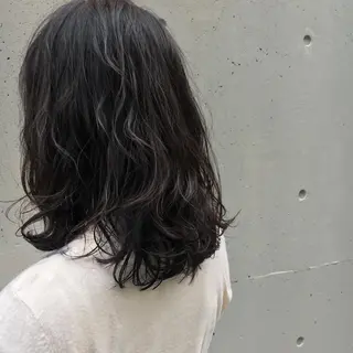 セミロング 田中 裕士のヘアスタイル
