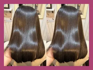 セミロング カラー 髪質改善/ハイトーン /茅ヶ崎/YUUKAのヘアスタイル