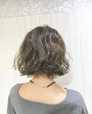 ショート ミディアム セミロング カラー パーマ ヘアアレンジ ✨艶髪✨透明感✨ 山内大樹のヘアスタイル
