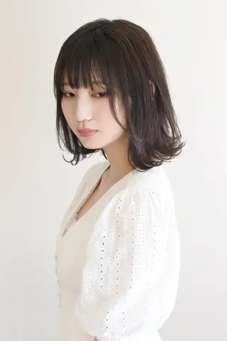 ミディアム 松田 光雄のヘアスタイル