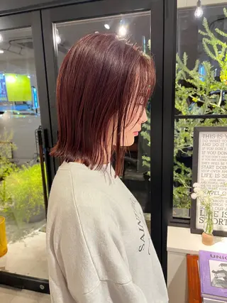 ミディアム 阪東 智春のヘアスタイル
