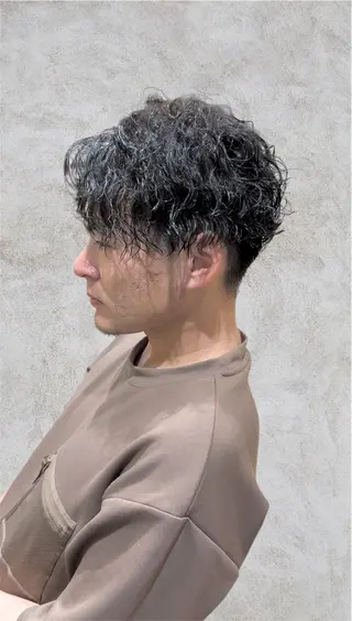 パーマ メンズ 札幌栄町メンズパーマ 近藤かなたのヘアスタイル