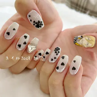 セミロング ネイルJaol 池袋のネイルデザイン