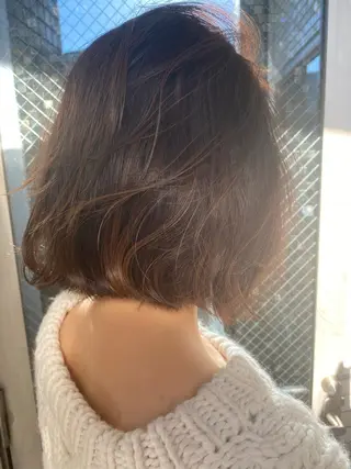 ミディアム カラー パーマ Bianca 代表 硲 貴亮【東武練馬】のヘアスタイル