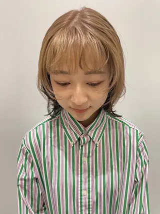 ショート カラー 狩野 羅夢のヘアスタイル