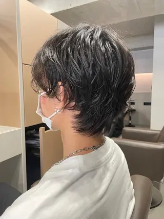 ショート パーマ メンズ 吉田一輝 外国人パーマのヘアスタイル