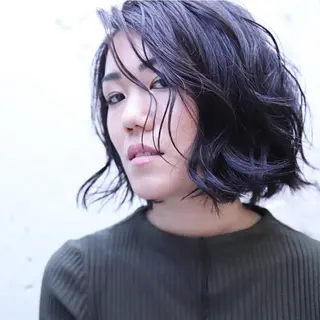 ミディアム 中山 泰徳のヘアスタイル