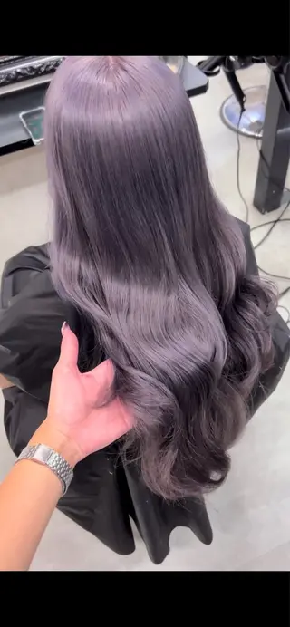 ロング ハイトーン髪質改善 🫧大阪/kanonのヘアスタイル