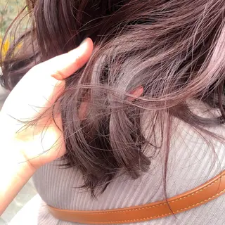 ミディアム カラー ヘアアレンジ rii-🩰 トレンドメイクのヘアスタイル