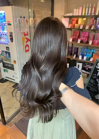ロング カラー 矢野 晃平のヘアスタイル