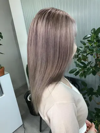 セミロング カラー LOOP hairのヘアスタイル