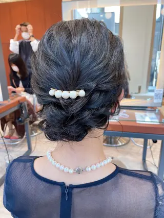 ミディアム ヘアアレンジ 🦖鶴岡 香純🦖のヘアスタイル