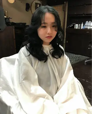 セミロング カラー ヘアアレンジ ⭐︎ akariのヘアスタイル