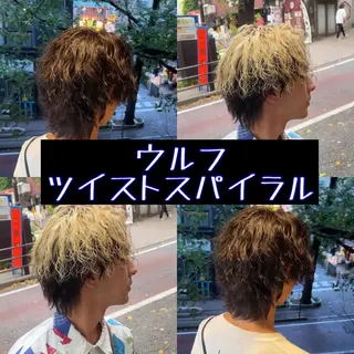パーマ メンズ 渋谷/フェード/ 國分 翔のヘアスタイル