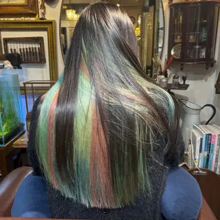 ロング カラー 飯田 実歩(じっぽ)のヘアスタイル