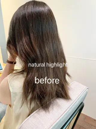 ミディアム カラー ヘアアレンジ 髪と心を整える美容師 透明感カラー/ボブのヘアスタイル