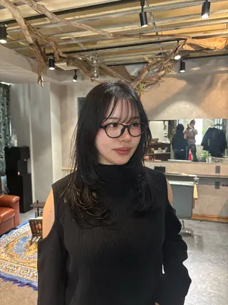 セミロング カラー ヘアアレンジ ravens代表 ヒロムのヘアスタイル