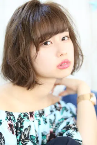 ショート カラー パーマ 及川 翔のヘアスタイル