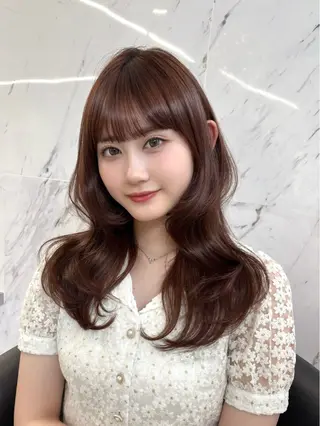 ロング カラー ParveMix 🪽鳥取彩花のヘアスタイル