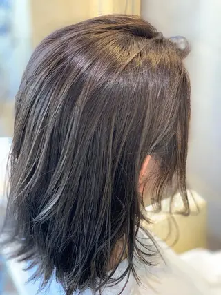 ミディアム 嶋崎 啓人のヘアスタイル