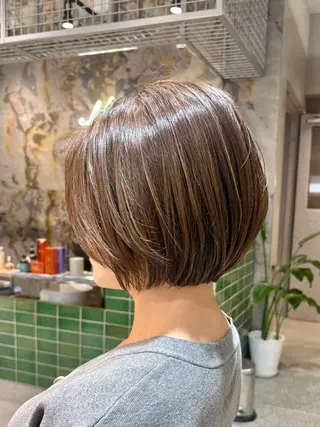 ショート 🩵縮毛矯正/ブリー チ/髪質改善/いつかのヘアスタイル