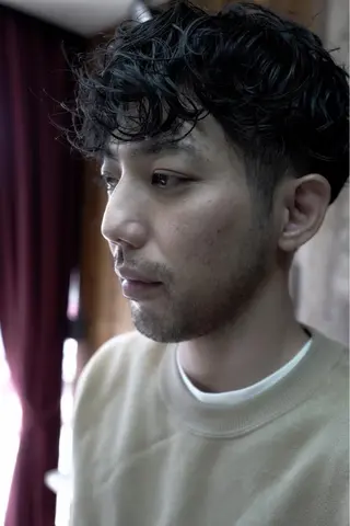 ショート パーマ メンズ 🎩glunge🎩 AYA💄のヘアスタイル