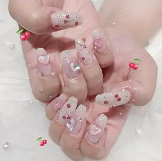 ロング カラー yuna ユナのネイルデザイン