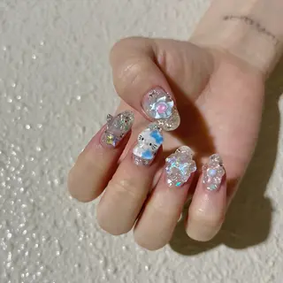 ネイル パラあり！フィルイン 美フォルムのネイルデザイン