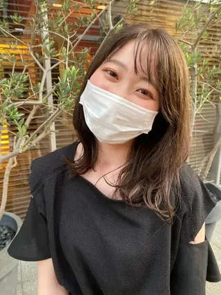 ロング カラー ヘアアレンジ 溝口 ひなこのマツエク・マツパデザイン