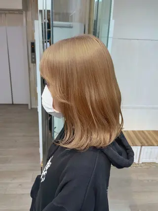 ミディアム カラー パーマ ヘアアレンジ メンズ 二ヶ月綺麗なデザイン カット/星野六三四のヘアスタイル