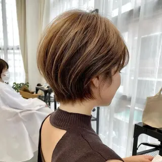 ショート ショート上手い人/ 東京/銀座/なかじのヘアスタイル